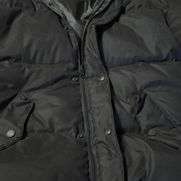 Claiborne Mens Black Puffer Down Quilted Jacket Winter Wear Size L - Picture 5 of 14